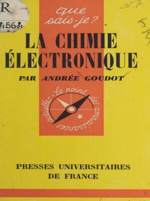 cover image of La chimie électronique